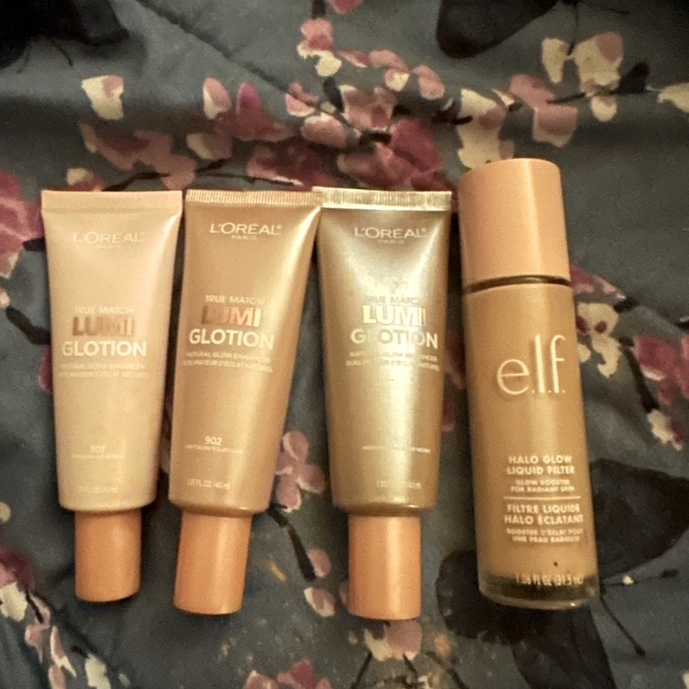 NEW Get all bronzed and glowed up w/ L’Oréal lumi glotion (3) and Elf Halo glow
